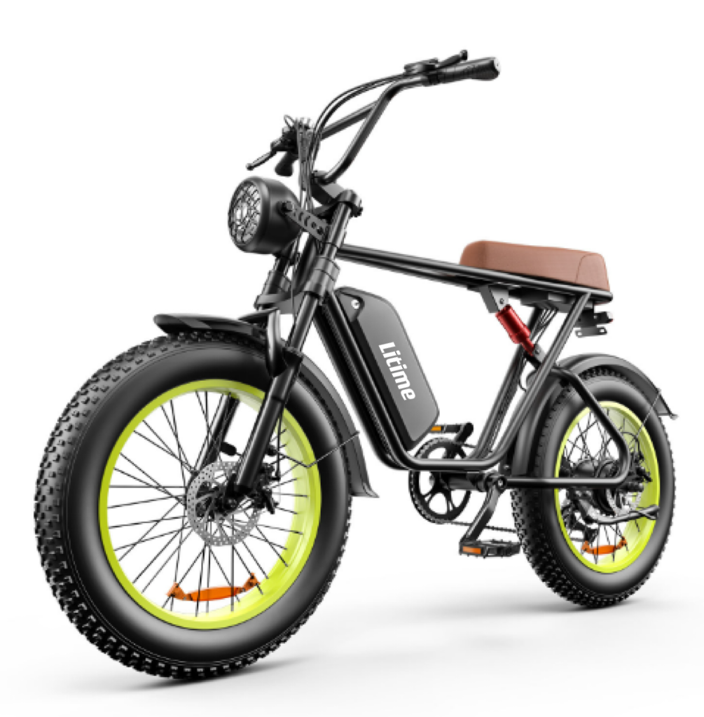 Litime new electric bicycle snow fat tire fashion electric bike high endurance high climbing.